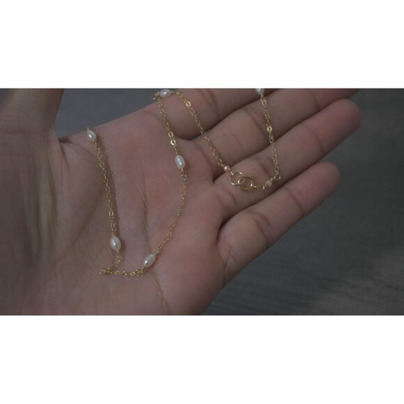 Delicate Freshwater Pearl Jewelry, Beach Jewelry, Gift For Her - Picture 2 of 4